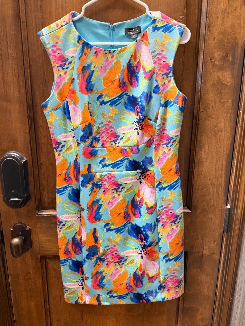 TAHARI MULTI COLORED DRESS